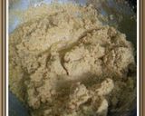 A picture of step 7 of Mysore Pak.