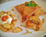 A picture of step 10 of Chicken Samosas.