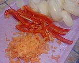 Foto del paso 2 de la receta: Costeletas de cerdo a la plancheta con fideos