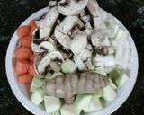 Foto del paso 1 de la receta Crema de verduras con huevo