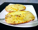 A picture of step 4 of Bengols treditional Chenna Toast.