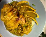 A picture of step 16 of Moroccan Chicken Tagine with Green Olives.