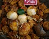 Foto langkah ke 10 dari resep Bumbu Bali Ayam Ati Ampela Usus Telur Tahu.