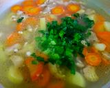 Foto langkah ke 4 dari resep Sup Kulit Ayam Tofu.