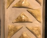 Foto del paso 5 de la receta: Samosas de filo con relleno de carne.(Μεζές= tapa).. y versión vegetariana