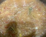A picture of step 4 of Hot and sour soup.