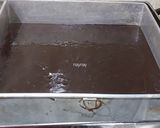 Foto langkah ke 3 dari resep Brownies Ketan Hitam Kukus.