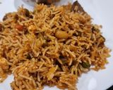 A picture of step 5 of Vegetable pulao.