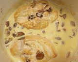 Foto del paso 12 de la receta: Pechugas al portobelo