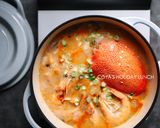 非秋天限定的蝦蟹粥 (螃蟹海鮮砂鍋粥)的食譜步驟10照片