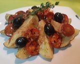 Foto del paso 6 de la receta Ensalada templada provenzal con vinagreta de grosella