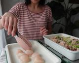 干貝明太子燉飯的食譜步驟5照片