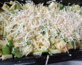 A picture of step 4 of Zucchini Soufflé.