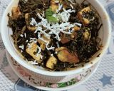 A picture of step 4 of Methi Paneer.