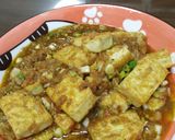 家常蟹黃豆腐的食譜步驟7照片