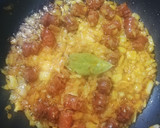 Foto del paso 1 de la receta: Garbanzos con salsa de chistorra y un toque de lima