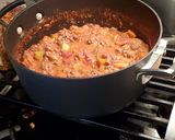 A picture of step 3 of Elk Bolognese Sauce.