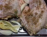 Töltött csirkecomb grillezett zöldséggel recept fázis 6 fotója