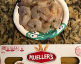 A picture of step 1 of Garlic Shrimp Spaghetti.