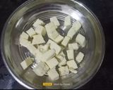 A picture of step 1 of Thandai Modak.