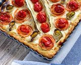 Foto del passaggio 6 della ricetta Crostata salata ricotta e verdure