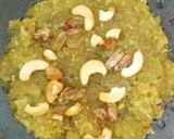 A picture of step 6 of Watermelon Halwa.