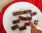 A picture of step 4 of Dry fruits roll burfi sugar free dry fruits roll burfi.