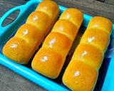 Foto langkah ke 5 dari resep Roti Sobek Labu Kuning Eggless.