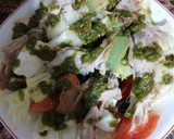 Foto del paso 2 de la receta: Ensalada de pollo y picada de albahaca y pistacho