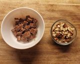 Une image de l'étape 2 de Cookies Sablés Chocolat-Noisette.