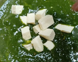 A picture of step 5 of Resto style palak paneer.