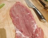 A picture of step 2 of Marinated Pork Fillet on risotto.