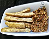 A picture of step 3 of Fried yam with egg sauce.