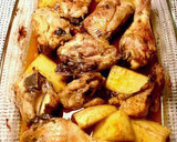 Foto del paso 14 de la receta: Pollo especiado al horno con patatas