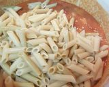 A picture of step 8 of Penne Alla Smirnoff.