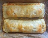 A picture of step 4 of Puff Pastry Sausage Rolls.