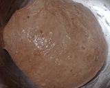 Foto langkah ke 5 dari resep Flaxseeds Double Chocolate Sourdough Bread.