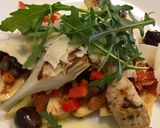 Une image de l'étape 4 de Salade tiède au Halloumi grillé.