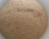 A picture of step 4 of 50:50 multi-seed loaf.
