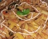 A picture of step 8 of Desi Style Pasta🍜.
