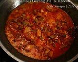 Foto langkah ke 5 dari resep Sambal Goreng Ati & Krecek.