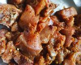A picture of step 1 of Kerala Tuna Masala.