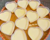 Hình bước làm 4 của món Bánh Flan Hình Trái Tim