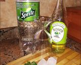 A picture of step 1 of Lime 'and Sprite cooler.