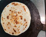 A picture of step 12 of Paneer kathi roll.
