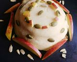 A picture of step 4 of Rava Coconut Halwa.