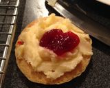 A picture of step 5 of Almond Cream and Raspberry Shortbread Sandwiches (Jammie Dodgers).