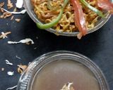 A picture of step 2 of Veg.noodles.