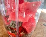 Une image de l'étape 2 de Gaspacho tomates / pastèque / basilic 🌿 🍅🍉.