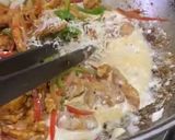 A picture of step 4 of Creamy One Pot Chicken Fajita with Noodles.